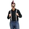Fun World | Evil Clown | Set 3-pc Instant Costume, Hat, Nose, Glasses view 2