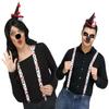 Fun World | Evil Clown | Set 3-pc Instant Costume, Hat, Nose, Glasses view 3