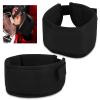 2 Pcs Winter Hockey Neck Guard Sports Cut Resistant Neck Guard Collar Protector for Youth Adult Paintball Ice Hockey Protective Gear, Black view 1