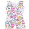 Gymnastics Leotards for Girls 5t 5/6 5-6 Rainbow White Pink Aqua Blue Donut Toddlers Kids Leo Purple Sparkle Biketard Bike Shorts Tumbling Outfits Sparkly view 2