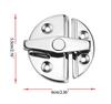 2PCS Stainless Steel 316 Boat Door Cabinet Hatch,Round Turn Button Twist Catch Latch Marine Hardware Accessories (2) view 4