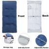Gehannah Thick Camping Sleeping Pad, Soft Comfortable Microfiber Camping Cot Pads for Adults, Lightweight Foldable Sleeping mats for Traveling Hiking Backpacking Traveling (Blue Thicker) Large view 4