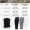 3 Pairs Calf Compression Sleeves for Men And Women Football Leg Sleeve Footless Compression Sock for Running Athlete Cycling (Black, White, Gray, Medium) view 2