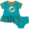 NFL Baby Girls' Dress & Diaper Cover, Miami Dolphins, 3-6 Months view 1