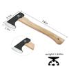 WICING Throwing Axes - 14" Throwing Hatchet Great for Axe Throwing Competitions, High Carbon Steel Forged & Wooden Handle 3 Pack view 2