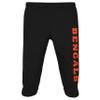 Gerber NFL Baby Boys' 3Pc Bodysuit, Footed Pant, & Cap Set, Cincinnati Bengals, 0-3 Months view 3