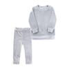 MYGBCPJS Little Girls 2 Pcs Velvet Sweat Suit Kids Fleece Long Sleeve Sweatshirt + Sweatpants Tracksuit Pullover Clothes Set view 1