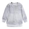 MYGBCPJS Little Girls 2 Pcs Velvet Sweat Suit Kids Fleece Long Sleeve Sweatshirt + Sweatpants Tracksuit Pullover Clothes Set view 3