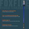 DRAGONtail Foxfire zx280 Zoom Zoom Fiberglass - Hybrid Tenkara Rod, with Level Line Kit - Blue view 2