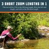 DRAGONtail Foxfire zx280 Zoom Zoom Fiberglass - Hybrid Tenkara Rod, with Level Line Kit - Blue view 4