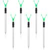 6 Pcs Extendable Fishing Rod Holder for Ground Fishing Pole Holders Surf Catfish Rod Holder for Bank Ground Sand(Classic Style,0.63 x 23.62 Inches) view 1