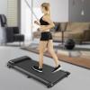 2 in 1 Under Desk Treadmill, 2.25HP Electric Treadmill Walking Jogging Machine, Installation-Free, Powerful and Quiet Walking Pad for Home Office with Remote Control (Black) view 2