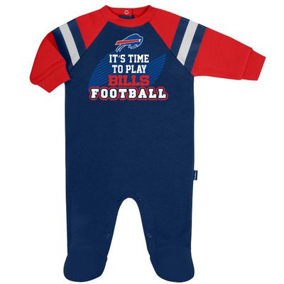 Gerber NFL Baby Boys Sleep 'N Play Footie, Buffalo Bills, 3-6 Months Team Color