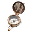 AlPath Be Strong and Courageous Engraved Compass with Authentic Wooden Box Inspirational Gift for Husband & Wife Baptism Gift, Graduation Gift for Boys & Girls Religious Gift for Everyone Gifts view 1