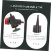 STOBOK Air Pumps for Inflatables Manual Inflator Set for Balloons Air Columns Sports Random Style view 4