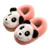 Toddler Slippers Boys Girls Cute Cartoon Slippers Warm Plush Slippers Toddler Home Slipper Lightweight Home Shoes (Watermelon Red, 24) view 1