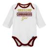 Gerber NFL Baby Girls' 3Pc Bodysuit, Footed Pant, & Cap Set, Washington Commenders, 0-3 Months view 4