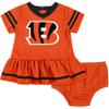 NFL Baby Girls' Dress & Diaper Cover, Cincinnati Bengals, 18 Months view 1