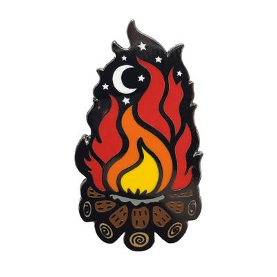 Kolorspun Golf Ball Marker with Magnetic Hat Clip (Campfire)