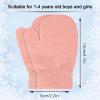 ONESING 5 Pair Toddler Mittens Black Mittens Toddler Gloves Warm Newborn Mittens Winter Gloves for Girls Boys view 2