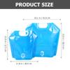 BESPORTBLE Professional Water Containers Compact Camping Accessory Folding Water Storage Bag for Hiking Travel view 2