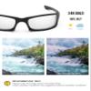 BLAZERBUCK Blue Light Blocking Polycarbonate Replacement Lenses for Oakley Fives Squared(4+1) OO9238 - HD Clear view 3