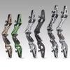 ZSHJGJR 17"/19"/21" ILF Recurve Bow Riser Aluminum CNC Milling Bow Riser Archery American Hunting Bow Handle Right Handed for Archery Bow Hunting Targeting (19 inch, Ghost) view 1