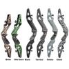 ZSHJGJR 17"/19"/21" ILF Recurve Bow Riser Aluminum CNC Milling Bow Riser Archery American Hunting Bow Handle Right Handed for Archery Bow Hunting Targeting (19 inch, Olive Green) view 3