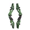 ZSHJGJR 17"/19"/21" ILF Recurve Bow Riser Aluminum CNC Milling Bow Riser Archery American Hunting Bow Handle Right Handed for Archery Bow Hunting Targeting (17 inch, Olive Green) view 2