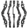 ZSHJGJR 17"/19"/21" ILF Recurve Bow Riser Aluminum CNC Milling Bow Riser Archery American Hunting Bow Handle Right Handed for Archery Bow Hunting Targeting (17 inch, Black) view 2