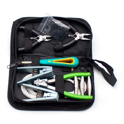 Aitoserlea DIY Tennis Squash Badminton Racquet Racket Tools - Starting Stringing Clamp Tool Kit Gripper for Badminton Squash Tennis Racket