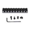 Single Picatinny Rail Section for M lok Style Mounts, 9 Slot view 1