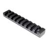 Single Picatinny Rail Section for M lok Style Mounts, 9 Slot view 2