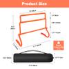 Lineslife Adjustable Agility Hurdles,4 Height Speed Training Hurdles, Portable Speed Training Equipment with Carry Bag for for Athletes,Kids,Soccer,Basketball view 2