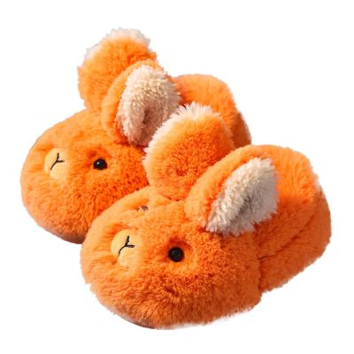 Kids Slippers Boys Girls Cute Slippers Warm Plush Slippers Winter Warm Plush House Slippers Indoor Non-Slip Slippers (B, 180)