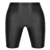 Daenrui Men Oil Silk Gym Yoga Sport Biker Shorts Short Leggings Tight Athletic Compression Shorts Black Large view 1