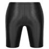 Daenrui Men Oil Silk Gym Yoga Sport Biker Shorts Short Leggings Tight Athletic Compression Shorts Black Large view 2