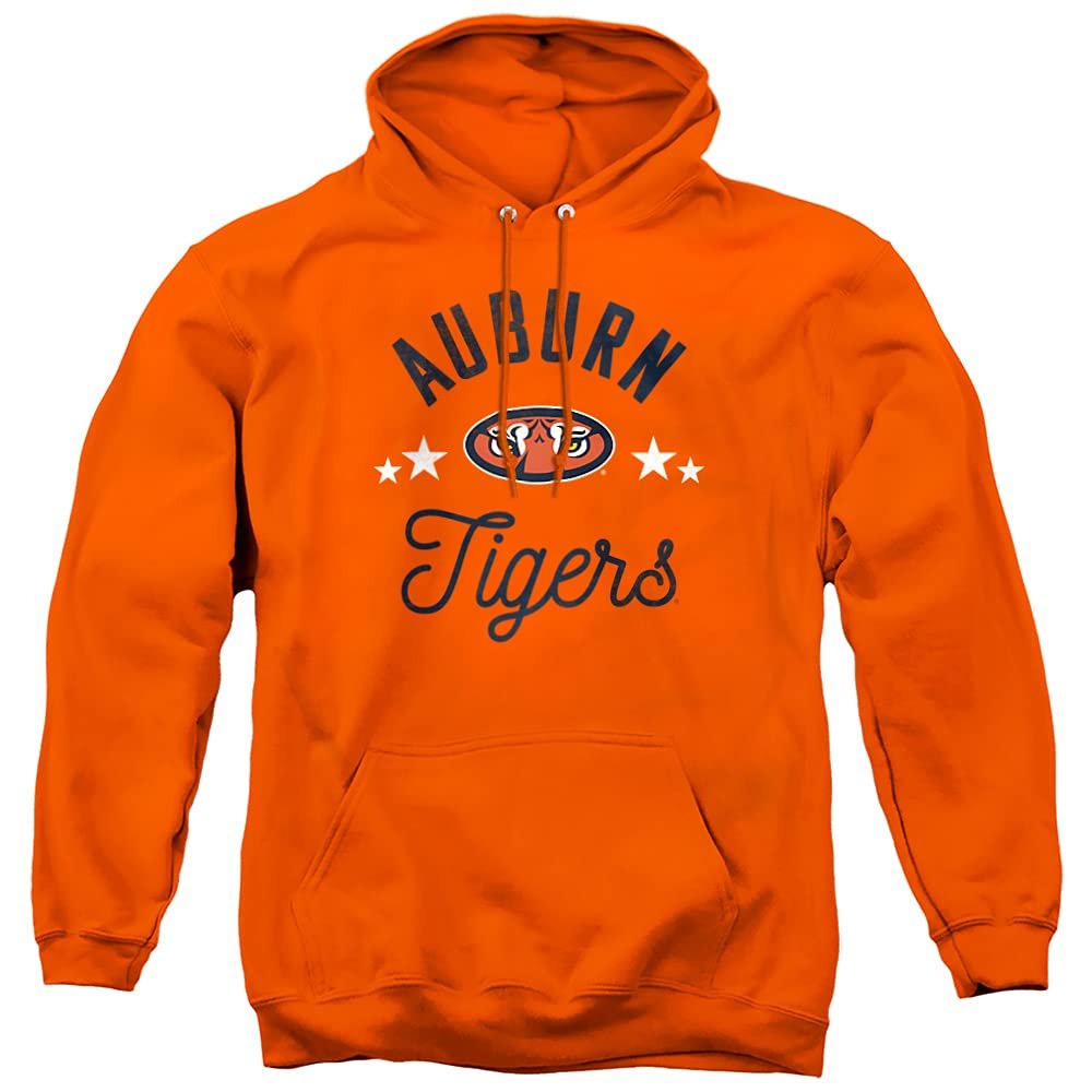 Auburn University Official Tigers Unisex Adult Pull-Over Hoodie, Auburn Tigers, Orange, Medium