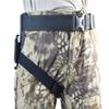 Hdlsina Mid Ride Belt Loop Adapter Mid Ride Hanger with Duty Receiver Mount and Tactical Leg Strap Thigh Belt for Duty Holsters and Accessories (Black) view 2