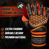 Adhawk Goalkeeper Gloves - Premium Quality Latex Palm with Finger Spine Protection & Double Layer Wristband - Premium Designed Goalie Gloves for Kids, Youth and Adult view 2