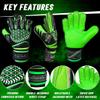 Adhawk Goalkeeper Gloves - Premium Quality Latex Palm with Finger Spine Protection & Double Layer Wristband - Premium Designed Goalie Gloves for Kids, Youth and Adult view 4
