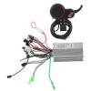 Electric Scooter Controller 36V 350W Brushless Motor Controller with Color LCD Display Dual Mode, E-bike Controller Kit with Thumb Shifter for Electric Scooters and Bicycles - Aynefy view 1