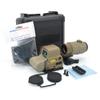 558+5X Sight Combo 558 Green/Red Dot Holographic Sight Scope + 5X Magnifying Glass, Quick Release Holographic Rollover Multiplier, for 20mm Rail Mount(Tan) view 2