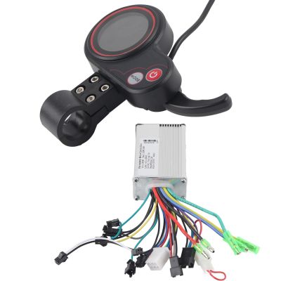 Brushless Motor Controller, Eletric Scooter Controller with LCD Display,48V Controller Ontroller LCD Display Control Panel with Shift Switch Accessory for Electric Scooter