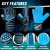Adhawk Goalkeeper Gloves - Premium Quality Latex Palm with Finger Spine Protection & Double Layer Wristband - Premium Designed Goalie Gloves for Kids, Youth and Adult view 4