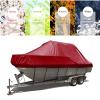 11-27ft Waterproof Boat Cover, 210d Dustproof and Tear-Resistant Multi-Size Boat Cover Fishing Boat Covers All-Weather Outdoor Protection Boat Cover,Red,21~24ft(732cm*300cm) view 2