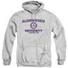 Alcorn State University Official Circle Logo Unisex Adult Pull-Over Hoodie, Alcorn State Braves, Athletic Heather, Small view 1