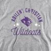 Abilene Christian University Official Wildcats Unisex Adult Pull-Over Hoodie, Abilene Christian Wildcats, Athletic Heather, Medium view 2