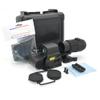 HATSEN 558+5X Sight Combo 558 Green/Red Dot Holographic Sight Scope + 5X Magnifying Glass, Quick Release Holographic Rollover Multiplier, for 20mm Rail Mount(Black) view 3