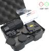 HATSEN 558+5X Sight Combo 558 Green/Red Dot Holographic Sight Scope + 5X Magnifying Glass, Quick Release Holographic Rollover Multiplier, for 20mm Rail Mount(Black) view 4